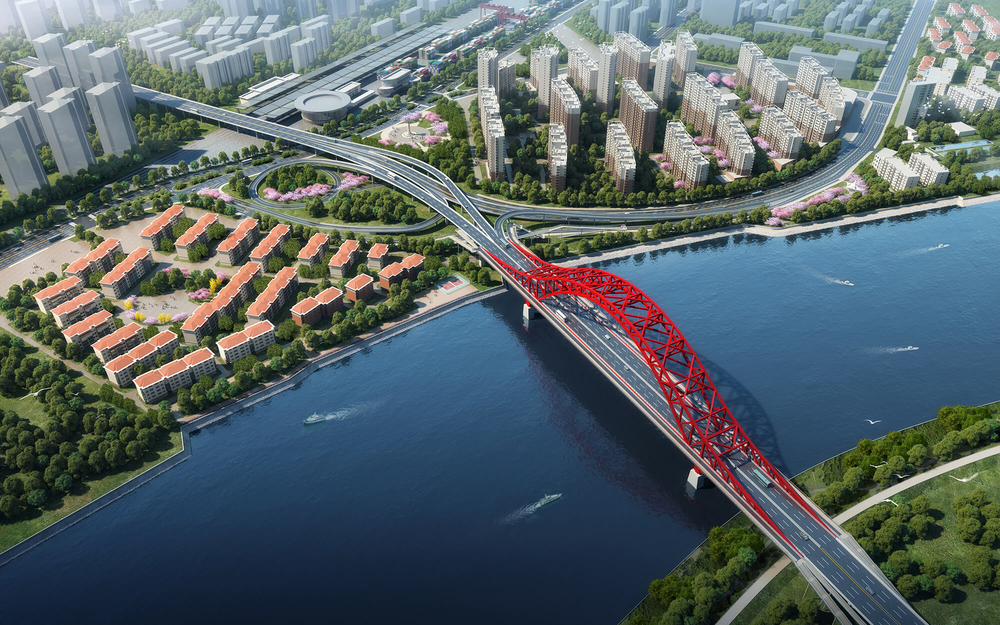 天津滨海跨海河大桥工程
